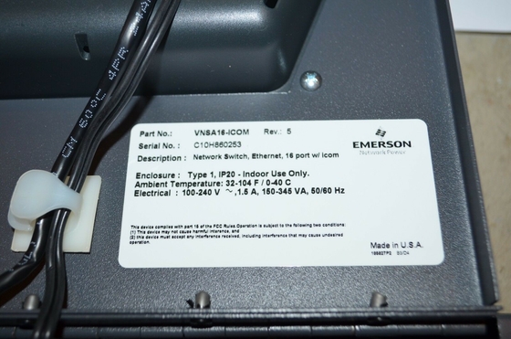 এমर्सन VNSA16-ICOM 100-240VAC সিঙ্গেল ফেজ ইথারনেট ১৬ পোর্ট টাইপ ১ এনক্লোজার