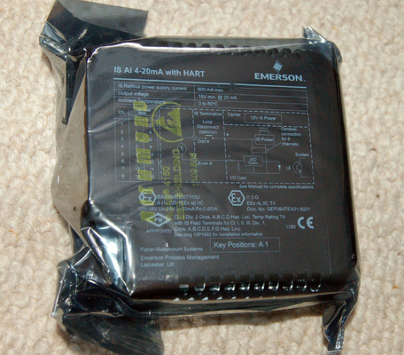 KJ3102X1-BA1 নতুন ORIGINAL নিরাপদ এনালগ ইনপুট কার্ড 4-20MA EMERSON হার্ট সঙ্গে