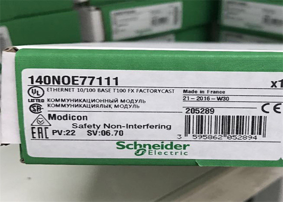 স্নাইডার মোডিকন কোয়ান্টাম পিএলসি 140NOE77111 ইথারনেট নেটওয়ার্ক TCP/IP মডিউল