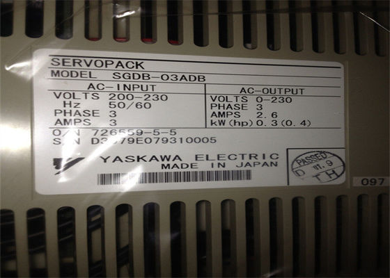 ইয়াসকাওয়া SGDB-03ADG AC সার্ভো অ্যামপ্লিফায়ার 200-230V 3A 0.3KW 3 ফেজ