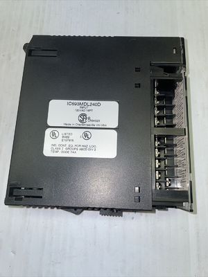 GE FANUC সিরিজ 90-30 সাপ্লাই ডিজিটাল I/O মডিউল 120 ​​ভোল্ট AC IC693MDL240