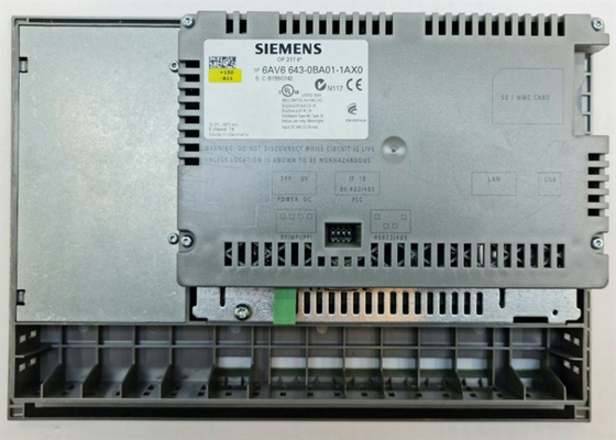 6AV6643-0BA01-1AX0 SIEMENS OP 277 6 অপারেটর প্যানেল 5.7 টিএফটি ডিসপ্লে 4 এমবি