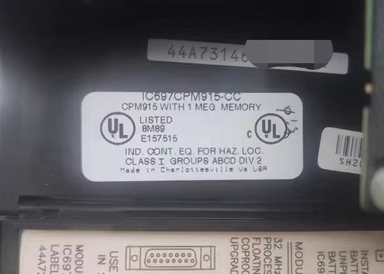 GE Fanuc IC697CPM915 কেন্দ্রীয় প্রসেসিং ইউনিট 64mhz 32 বিট ফ্লোটিং সিরিজ 90-70