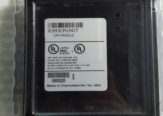 GE FANUC IC693CPU341 একক স্লট CPU মডিউল 80K বাইট ব্যবহারকারী মেমরি 10K রেজিস্টার