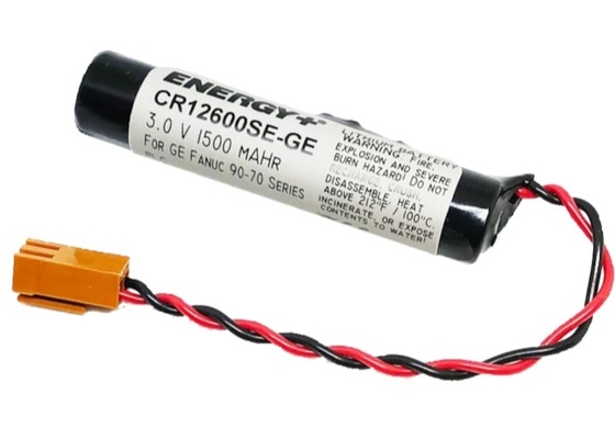 IC697ACC701 জিই লিথিয়াম ব্যাটারি 3VDC 1.4Ah সংযোগকারী পিএলসি সিলিন্ড্রিকাল