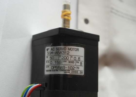 YASKAWA SGM-A5A31  2048 P/R ইনক্রিমেন্টাল এনকোডার এসি সার্ভো মোটর ২০০V স্ট্যান্ডার্ড ৫০W