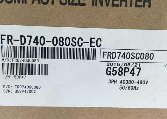 Mitsubishi FR-D740-080SC-EC 400 V পাওয়ার সাপ্লাই 3 PHASE 3.7 KW 5 HP 8.0 AMP ইউরোপীয় সংস্করণ