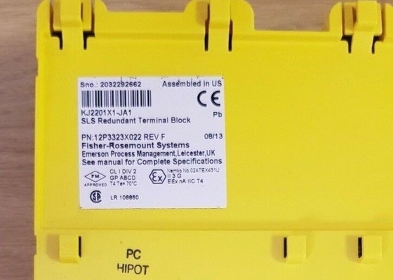 EMERSON Kj2201x1-Ja1 12p3323x022 টার্মিনাল ব্লক 30 MA প্রতি চ্যানেল