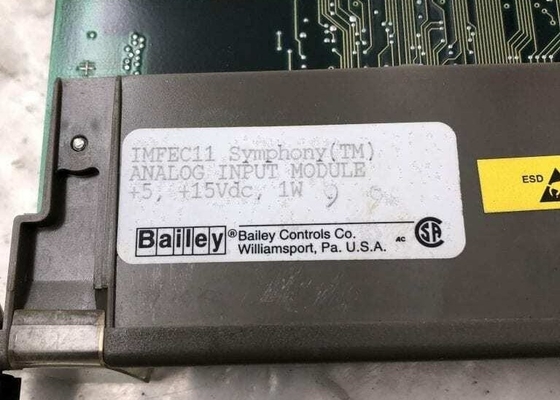 ABB IMFEC11 এনালগ ইনপুট মডিউল 15 স্বাধীনভাবে কনফিগার করা চ্যানেল 14 বিট পোলারিটি সহ