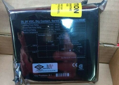 এমারসন নিউ VE4001S2T2B2 মোটর ডিআই কার্ড 8CH 120VAC বিচ্ছিন্ন সিস্টেম