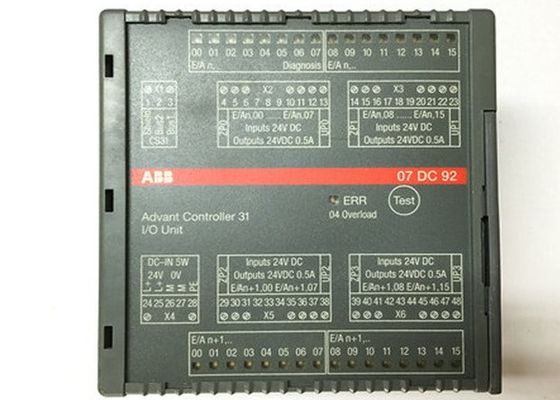 ABB 07DC92 ডিজিটাল I O মডিউল GJR5252200R0101 24 V DC IP20 ছোট সরঞ্জাম