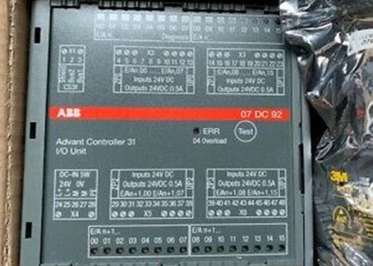 ABB 07DC92 ডিজিটাল I O মডিউল GJR5252200R0101 24 V DC IP20 ছোট সরঞ্জাম