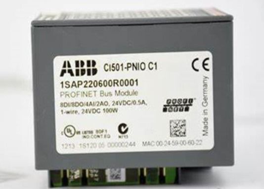 CI501-PNIO 1SAP220600R0001 S500 বাস মডিউল 8DI 8DO 4AI PLC ট্রানজিস্টর
