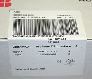 এবিবি S800 I / O মডিউল CI854AK01 ইন্টারফেস মডিউল PROFIBUS জে 3BSE030220R1 (CI854A + TP854)