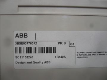 নতুন ডিজিটাল মডিউল এবিবি 3BSE037760R1 টিবি 840A মডিউলবাস ক্লাস্টার মডেম S800 I / O, PR: B