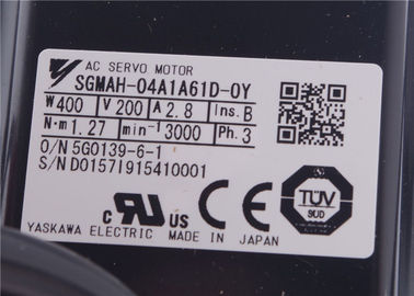 Yaskawa SGMAH সিগমা II SGMAH-04A1A61D-OY AC Servo মোটর ই সিরিজ 3 ফেজ 1.27Nm