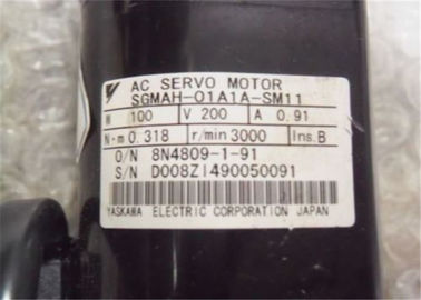 Yaskawa servo মোটর 100W 0.91A শিল্পকৌশল Servo মোটর 200V SGMAH-01A1A-SM11