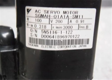 Yaskawa servo মোটর 100W 0.91A শিল্পকৌশল Servo মোটর 200V SGMAH-01A1A-SM11