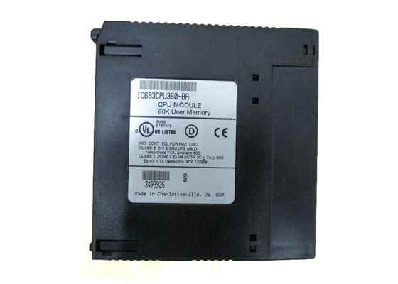GE FANUC IC693CPU360, একক স্লট সিপিইউ মডিউল, সিরিজ 90/30 পিএলসি সিস্টেম