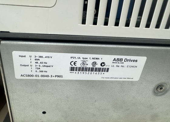 ABB ACS800-01-0040-3 + P901 Modular & Expandable AC Drive Solution  Variable Frequency Inverter