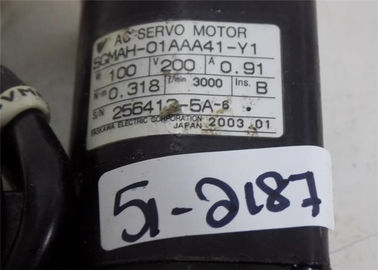 YASKAWA  SGMAH Sigma II  0.91A  100W  AC SERVO MOTOR 3000RMP  SGMAH-01AAA41-Y1