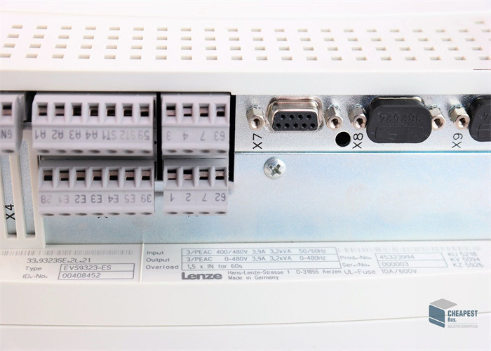 Lenze EVS9323-ES সার্ভো কন্ট্রোলার 9300 সিরিজ 400/480 VAC 1.5 KW (2 HP) সার্ভো ইনভার্টার